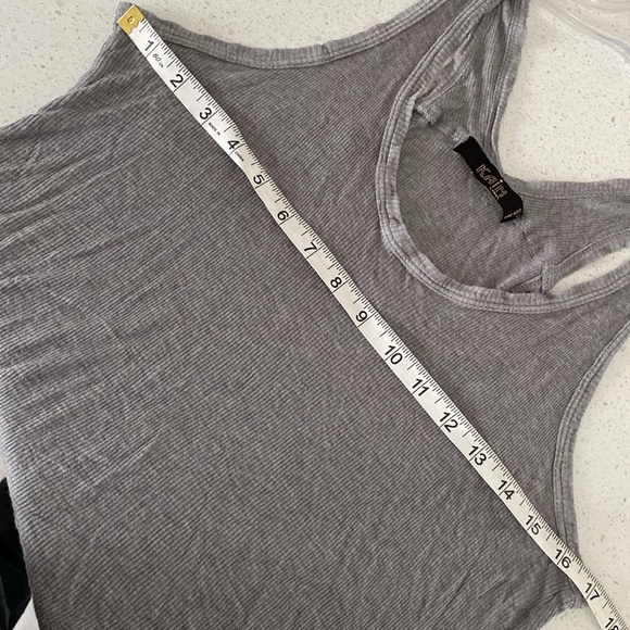 KAIN LABEL one size Heather grey ribbed tank top cami - Picture 5 of 6